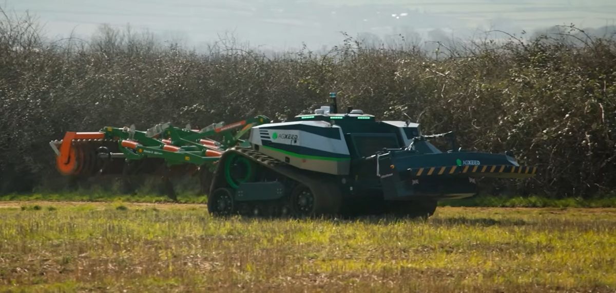 He also spoke about a driverless tractor