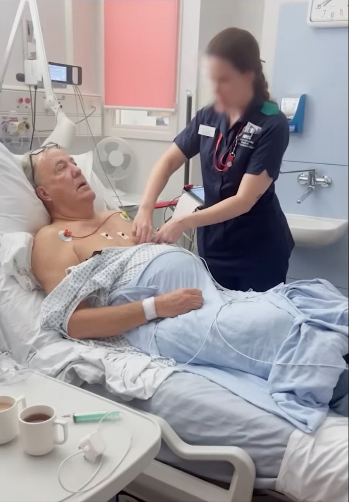 The clip was shown in the trailer for Clarkson's Farm