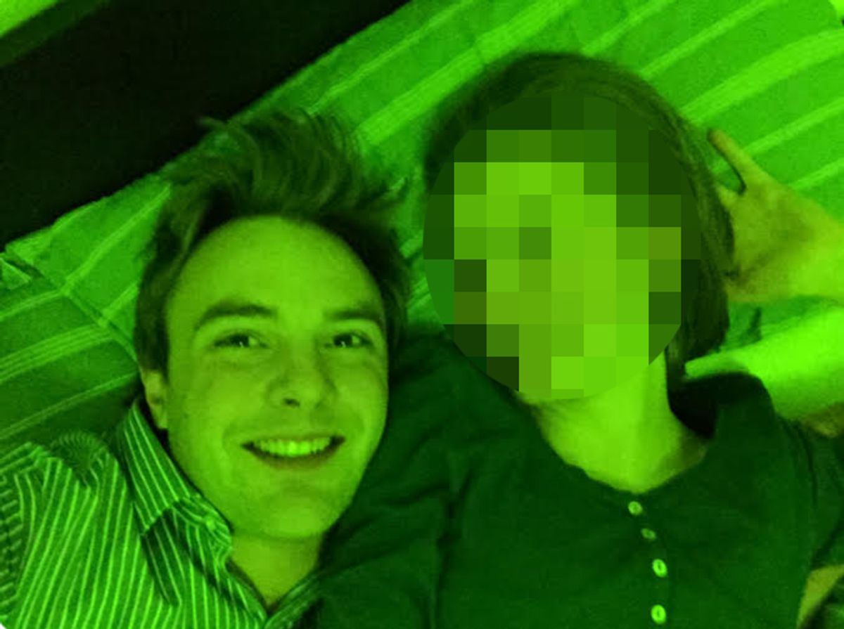 Dr Cian Hughes and the girl known as 'Patient A'. Dr Hughes was suspended by a Medical Practitioners Tribunal for a year for an inappropriate relationship with Patient A, who he met when she was a 13-year-old patient at Bristol's Children's Hospital