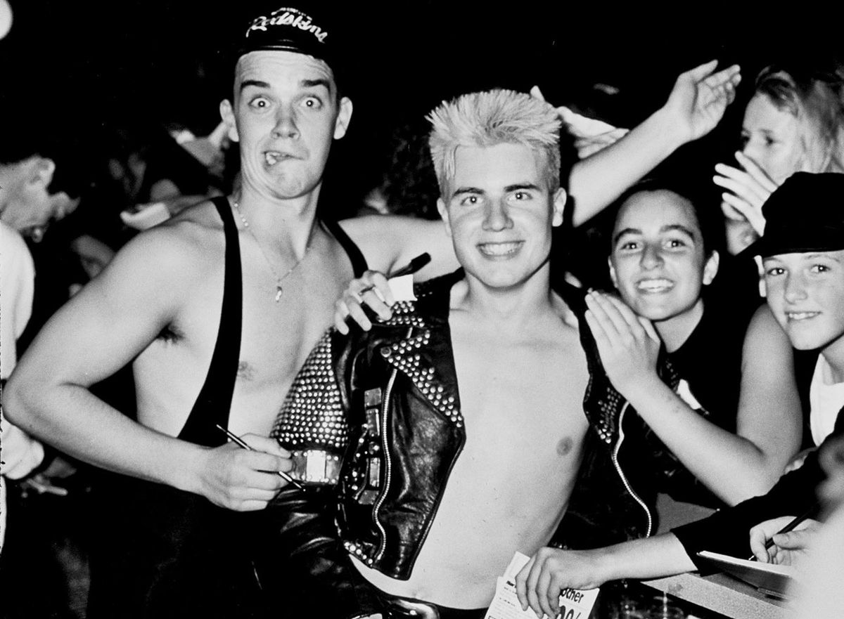 Take That - Robbie Williams and Gary Barlow
Take That at the Majestic Ballroom, Reading, Berkshire, Britain - May 1991