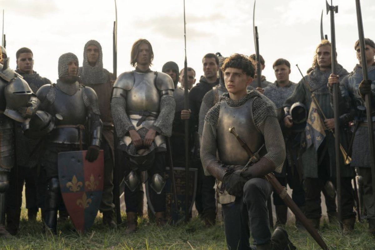 Timothee Chalamet in The King