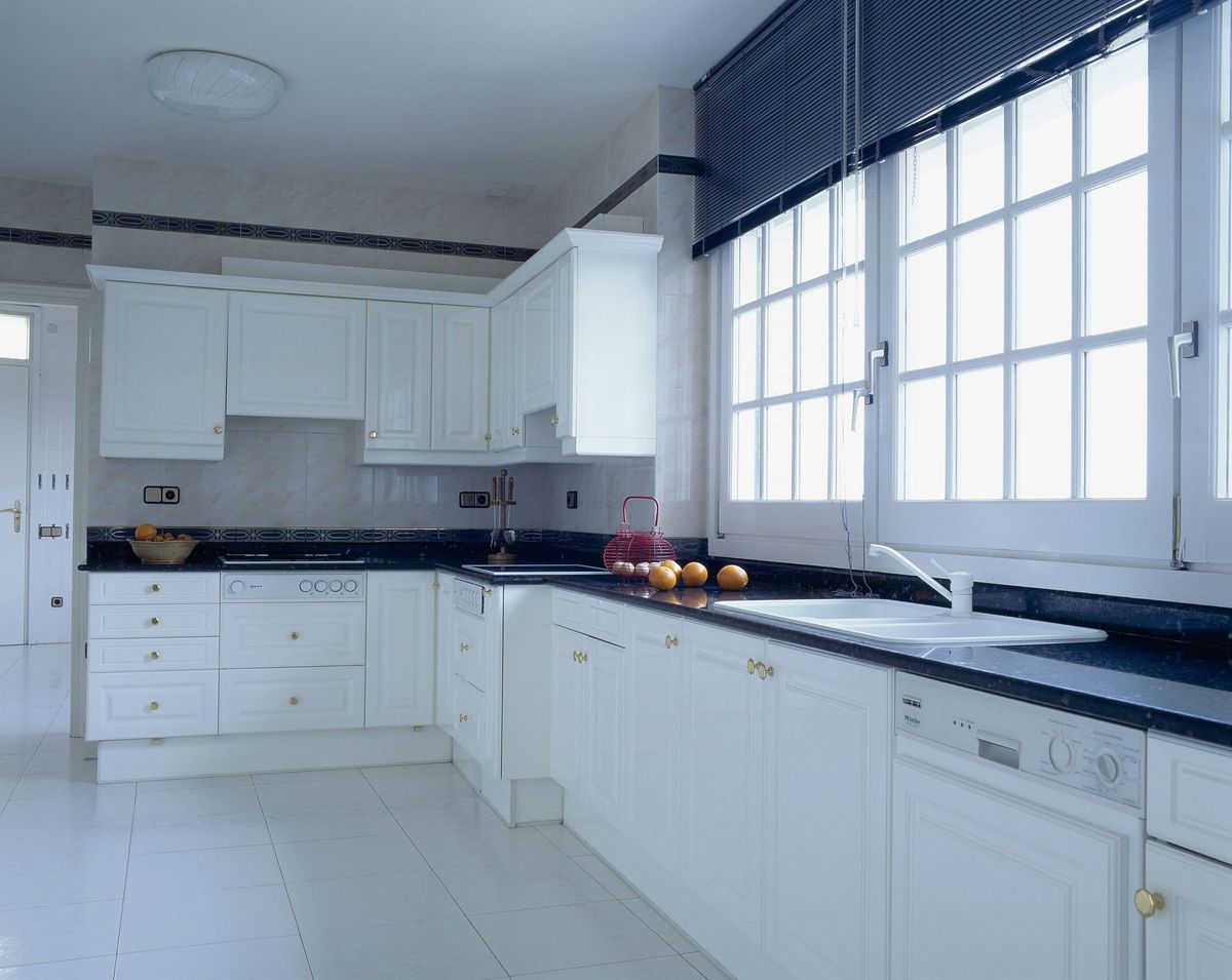 View of an elegant kitchen
