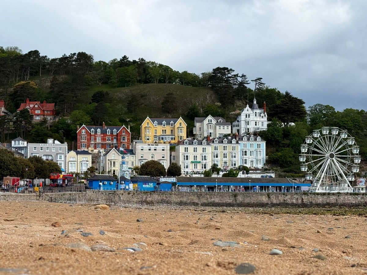 View of Llandudno beach and pier