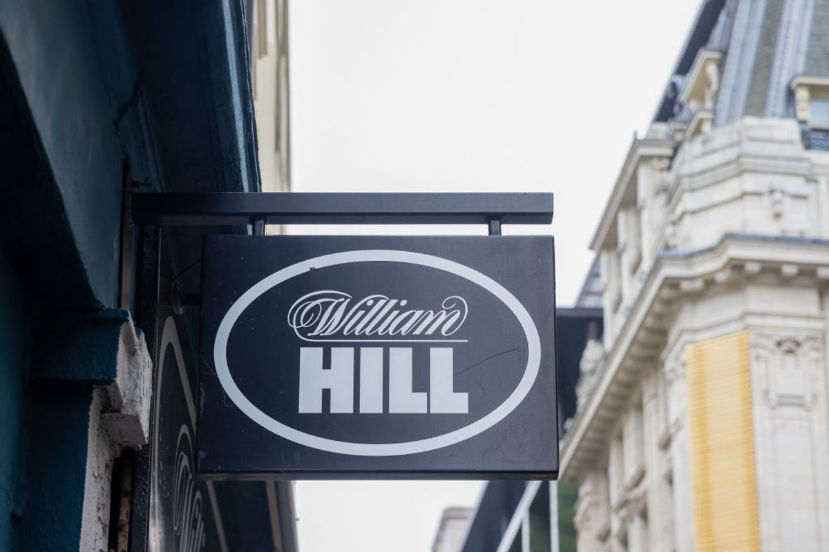 sign at a William Hill betting shop