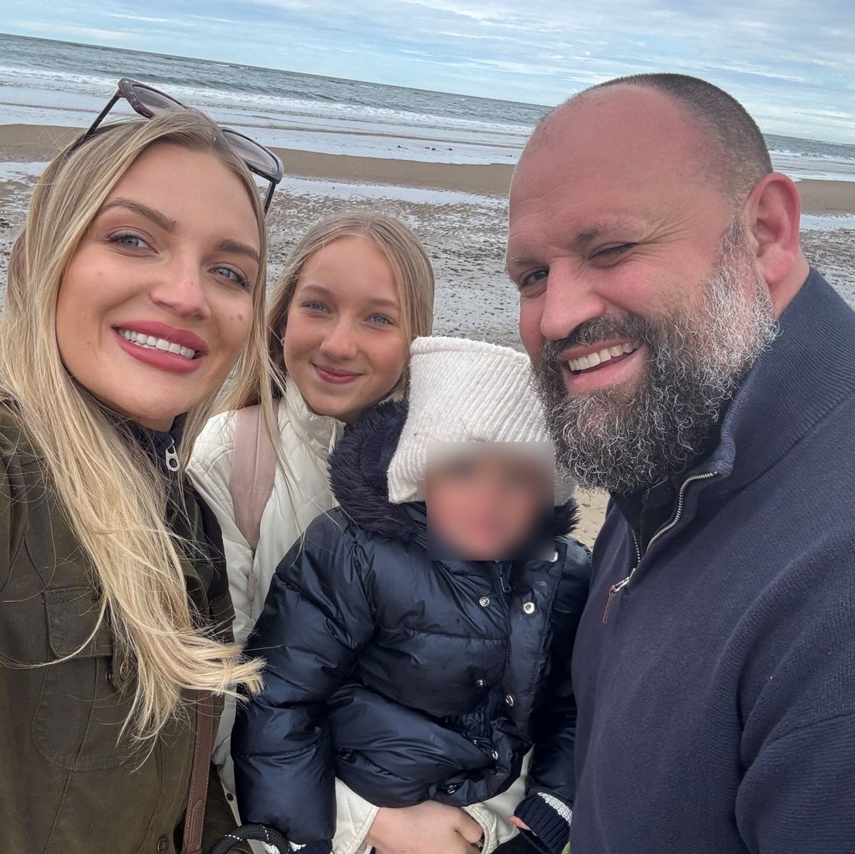 Adriana Retyte, 14, who was found dead at her home in Ashwellthorpe, Norfolk, pictured with her mother Greta and Ben Saggers