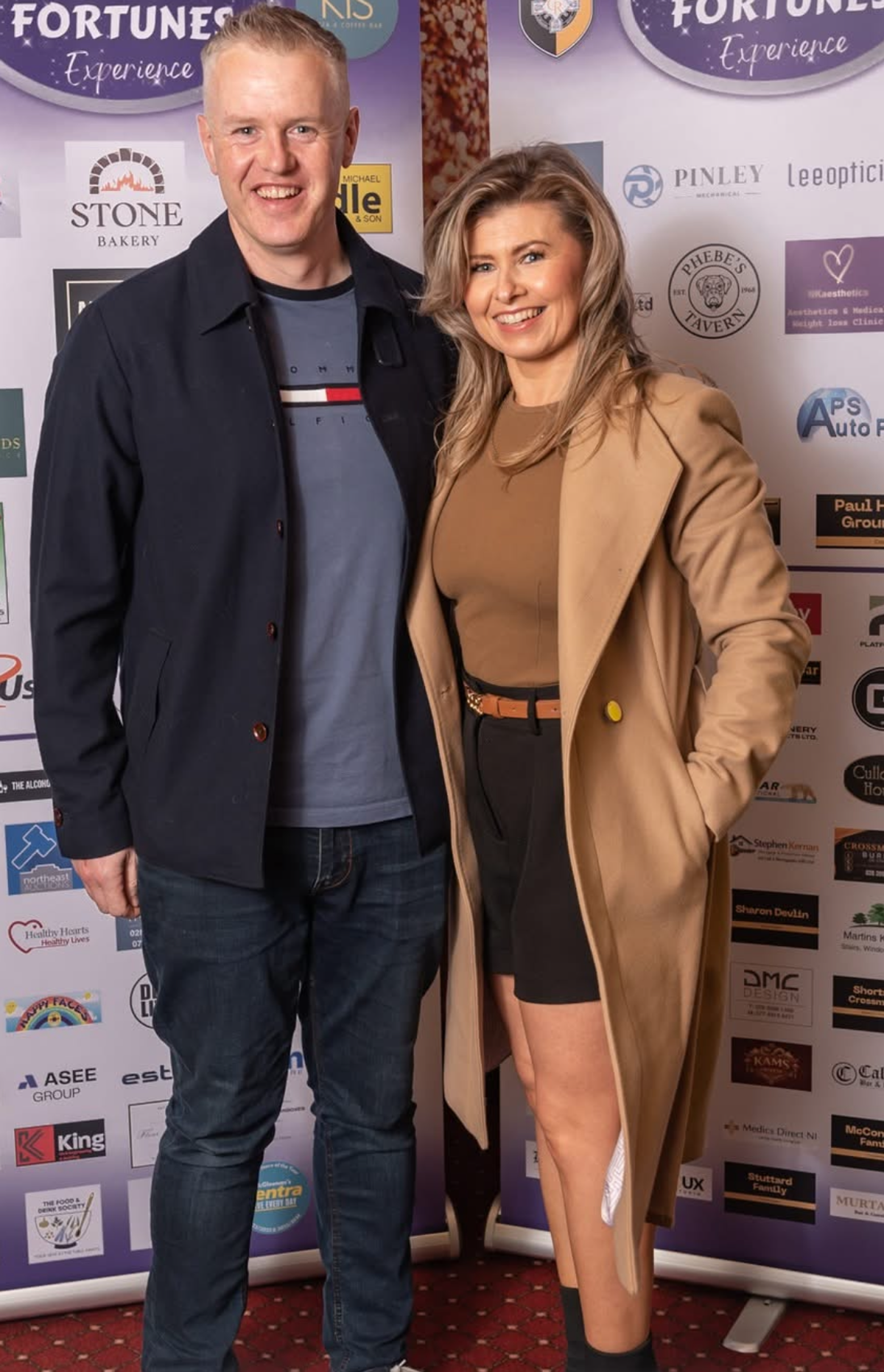 Malachy Nixon with his wife Dearbhla