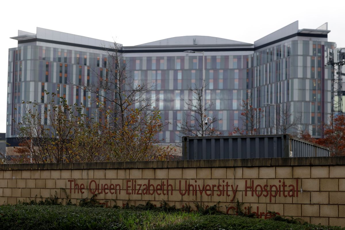 A general view of the Queen Elizabeth University Hospital