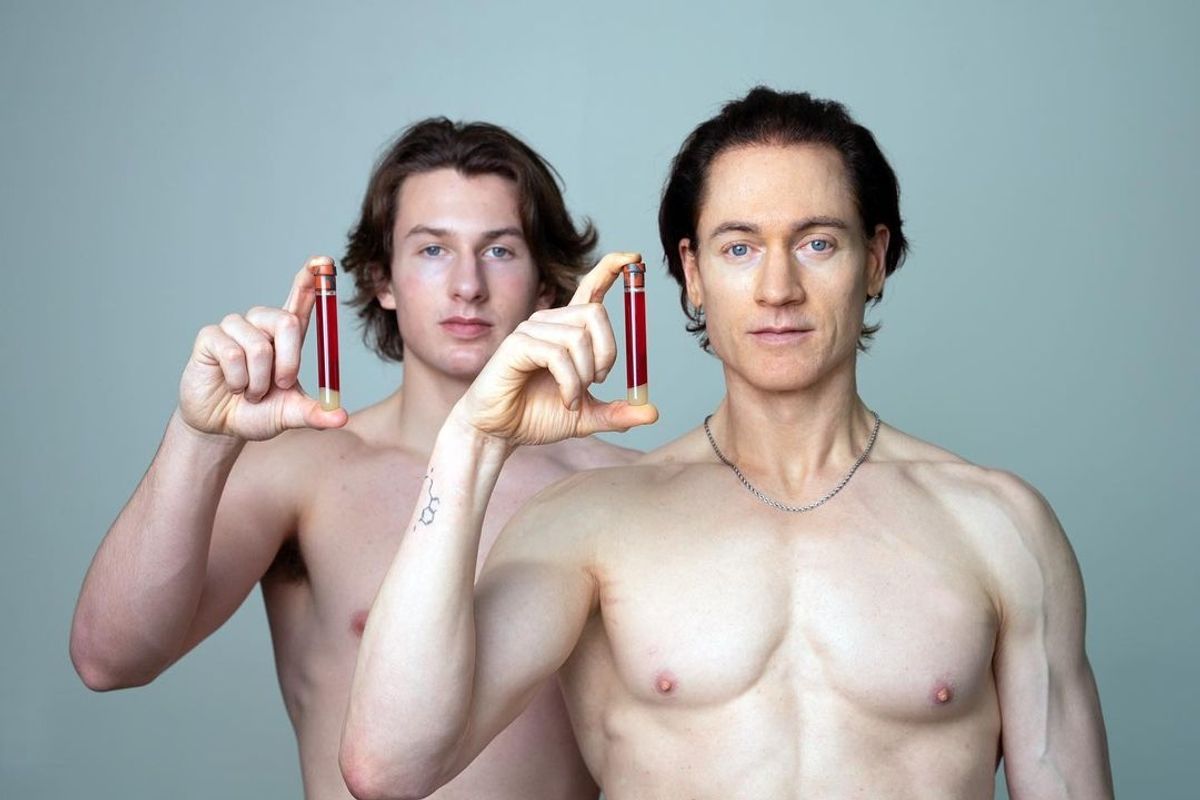 Johnson has been measuring his son's erections