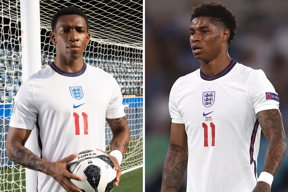 EMBARGOED 19.05.26 00:01 Edem-Ita Duke, Marcus Rashford, Dear England edemita duke, marcus rashford, dear england