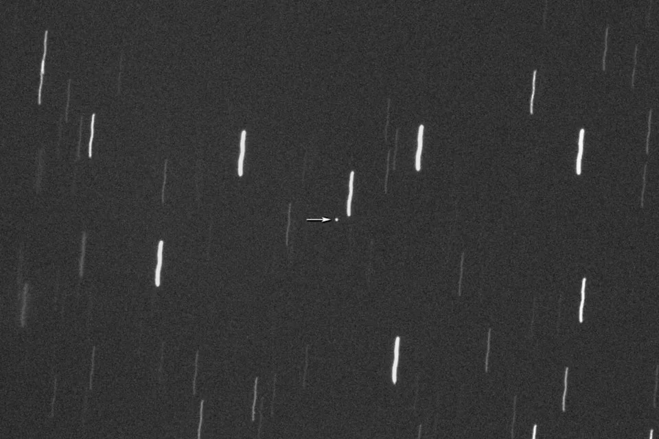 An image of Asteroid 2026 JH2 captured by astronomers at the Virtual Telscope Project on 17 May, 2026 (The Virtual Telescope Project)