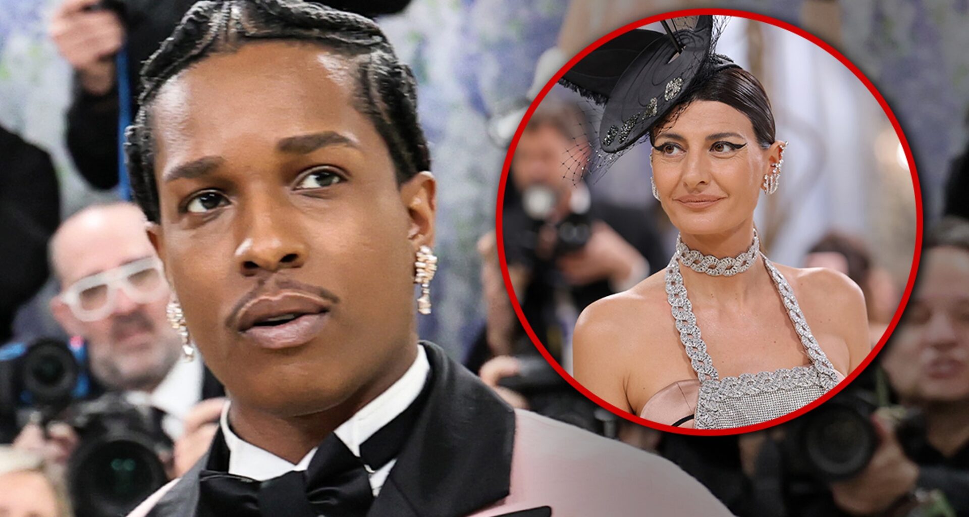 Woman Talking to A$AP Rocky at Met Gala Knows & Respects Rihanna, Sources Say