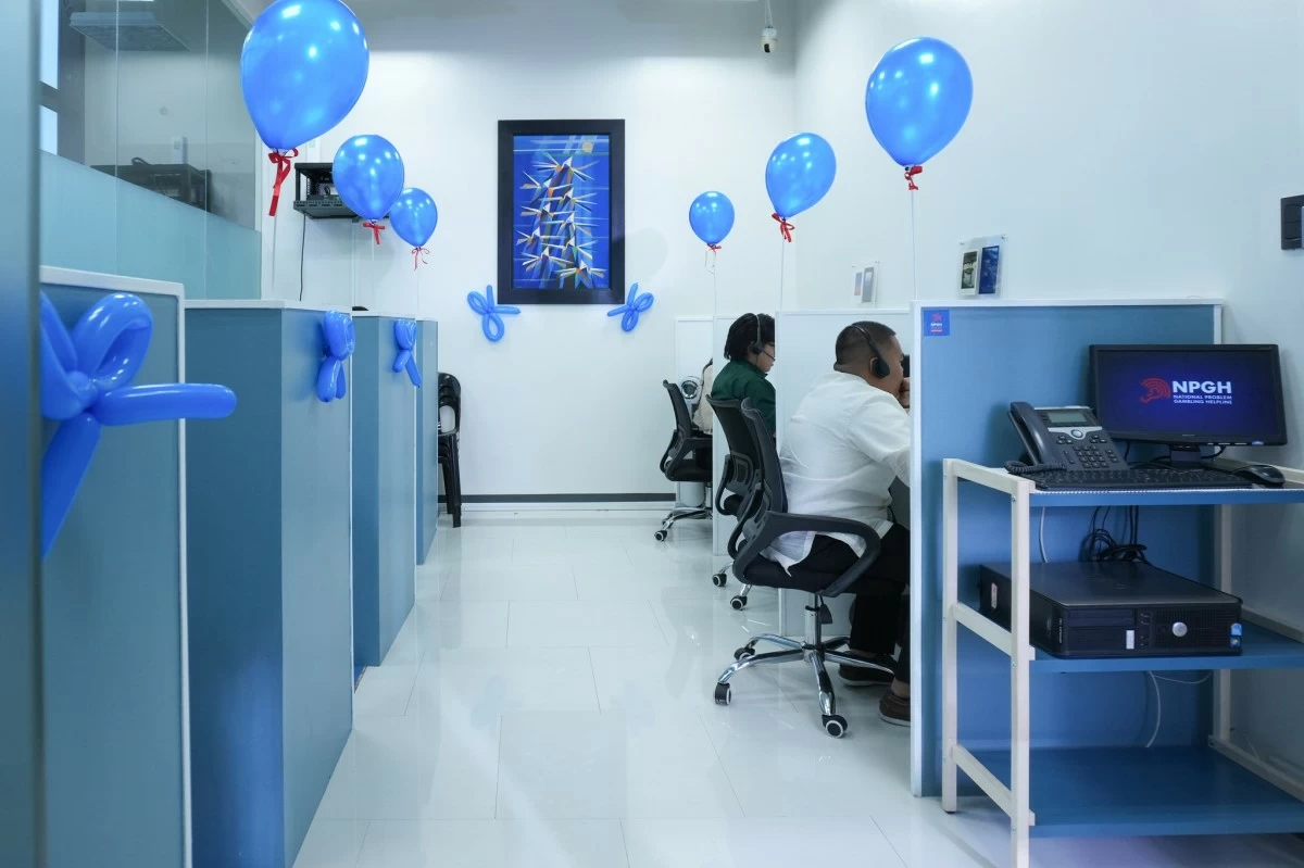 The National Problem Gambling Helpline office, located within Pagcor's Corporate Office in Pasay City, is now ready to respond to calls from individuals struggling with gambling problem. (Photo: Pagcor)