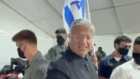 Israeli minister Ben-Gvir posts video taunting detained Gaza flotilla activists – video