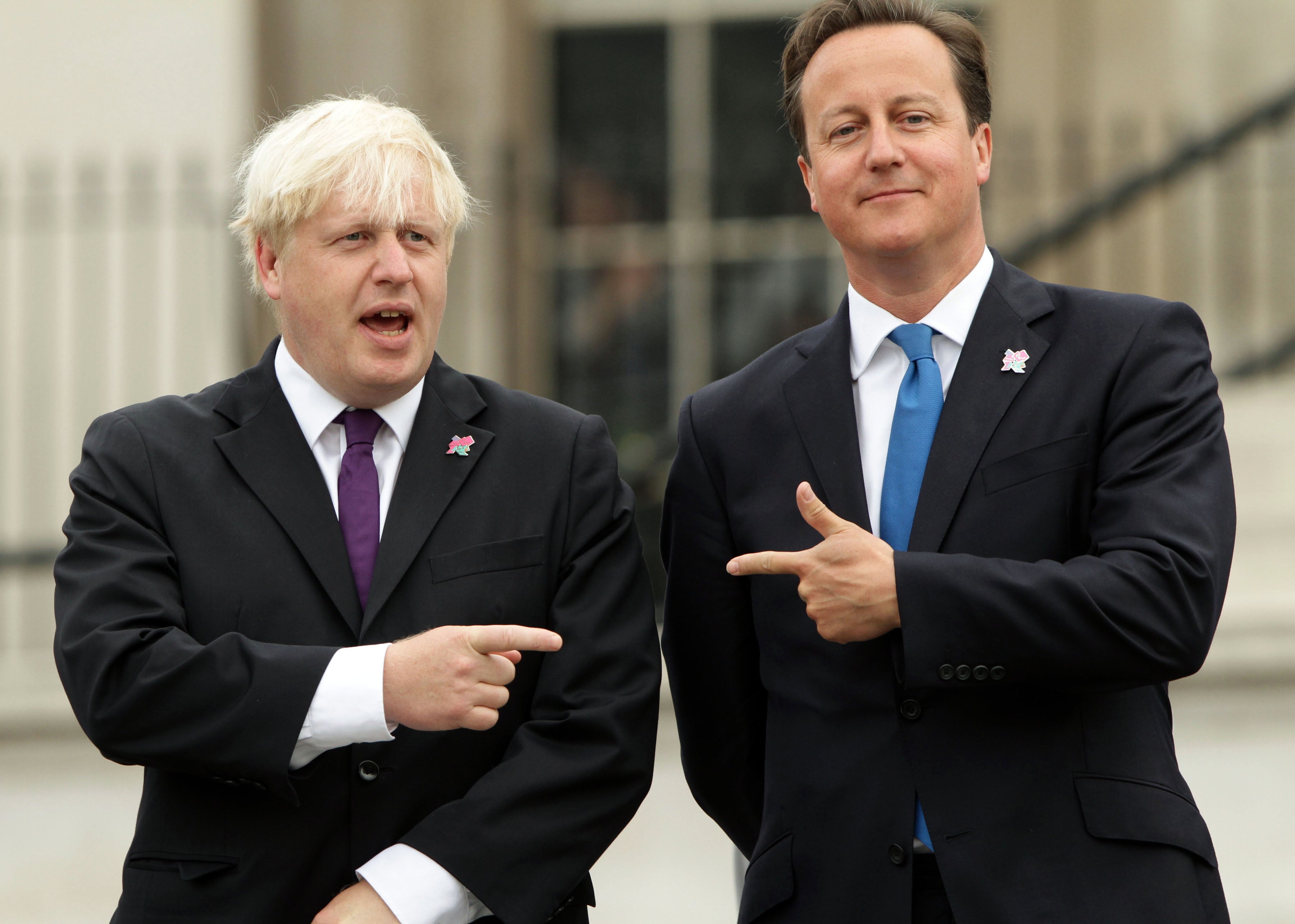 Who’s got the plan? Previous prime minister David Cameron, who called the 2016 referendum, and previous prime minister Boris Johnson, who ’got Brexit done’ in 2020 (PA)
