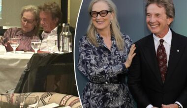 Meryl Streep and Martin Short prove romance is still going strong with London dinner date