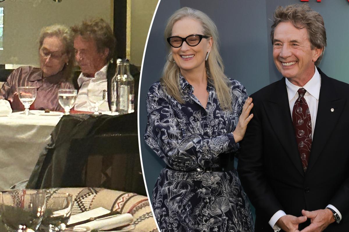 Meryl Streep and Martin Short prove romance is still going strong with London dinner date