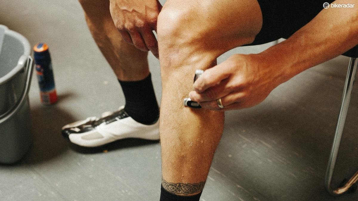 Shaving your legs can save a few seconds on each ride