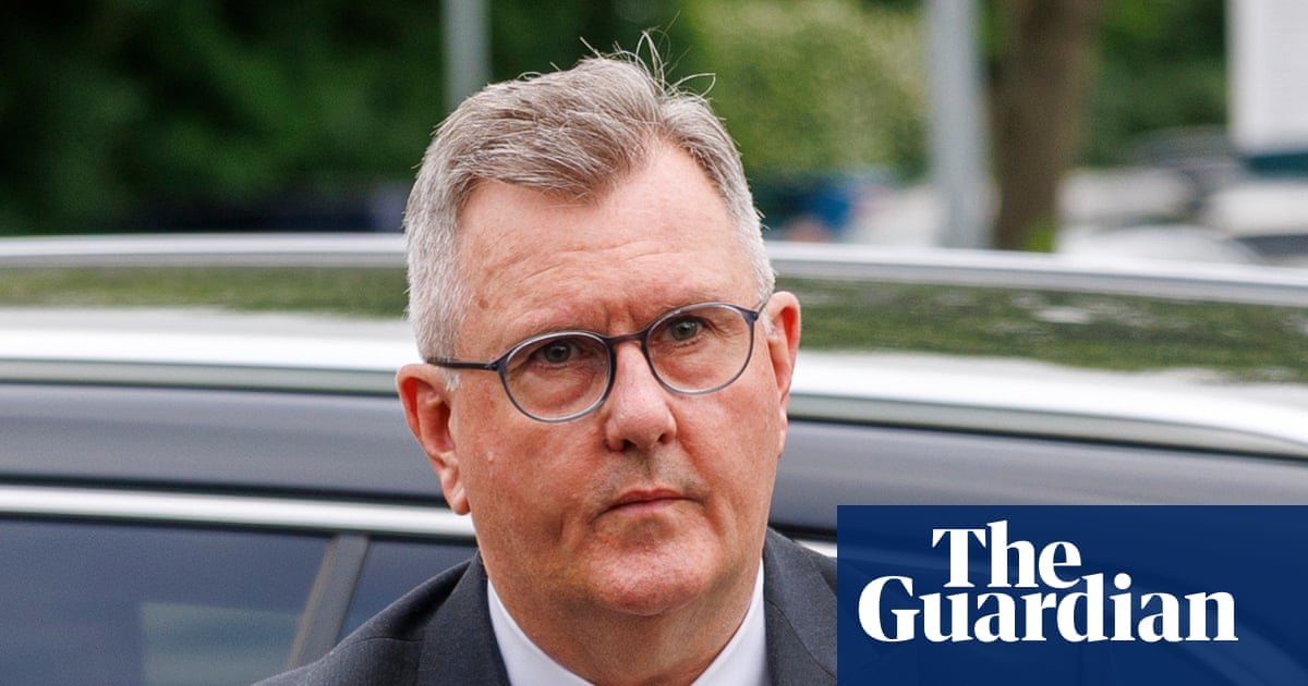 Jeffrey Donaldson’s letter to alleged victim had ‘nothing to do’ with abuse claims, trial hears | UK news