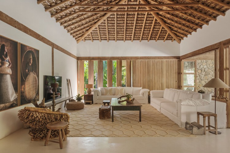Trama House / Beatriz Henriques Arquitetura - Interior Photography, Living Room, Wood, Beam