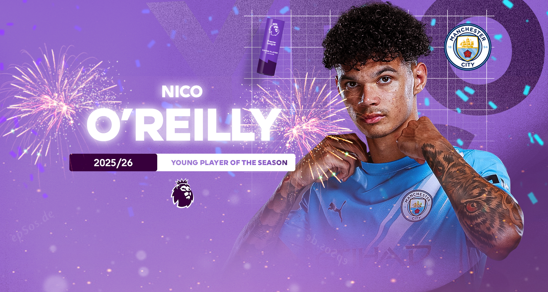 O'Reilly named Young Player of the Season