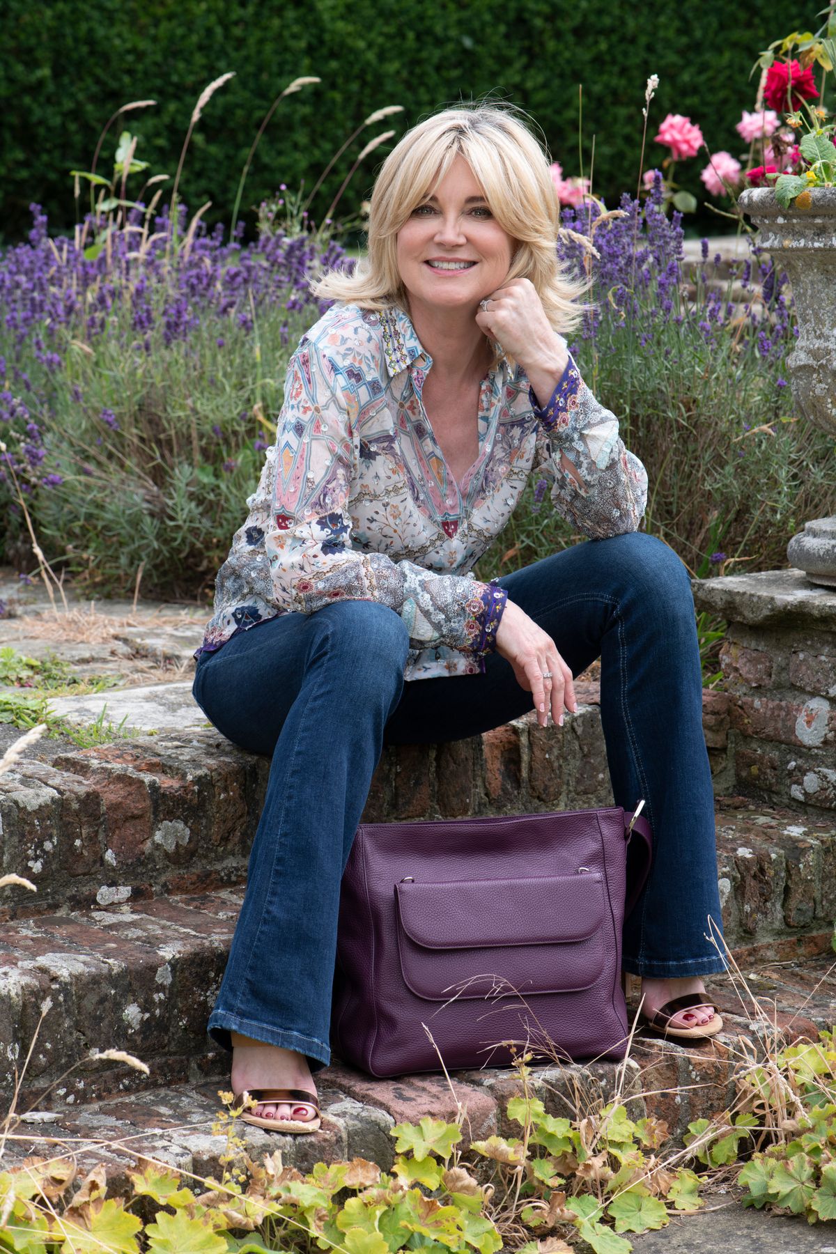Anthea returned to live broadcasting — the first time in three decades — standing in for Vanessa Feltz on her Channel 5 daytime show