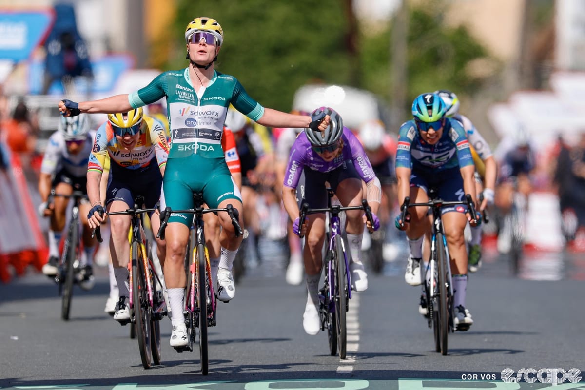 Lotte Kopecky wins La Vuelta stage 4, takes over GC lead