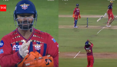 Rishabh Pant: ‘Line ke bahar daal …’: Rishabh Pant’s on-field masterplan removes Tim David in dramatic LSG win — Watch | Cricket News
