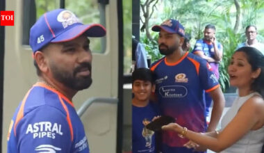 'Toh abhi kya karu mai phir?': Rohit Sharma left frustrated by female fan's selfie act - Watch | Cricket News