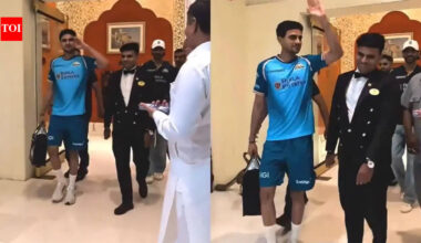 IPL 2026: Shubman Gill's salute to father Lakhwinder Singh ahead of GT vs RR match goes viral - WATCH | Cricket News