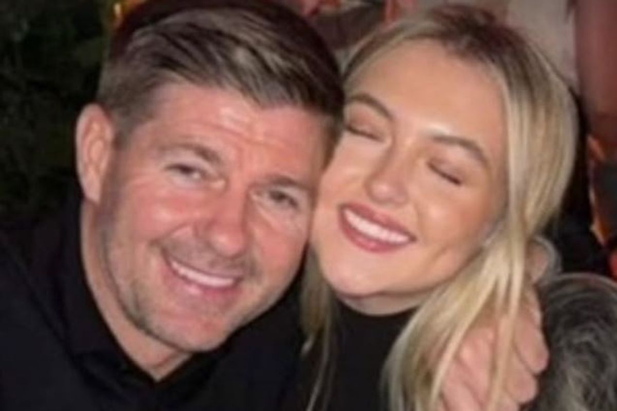 Steven Gerrard and daughter Lexie