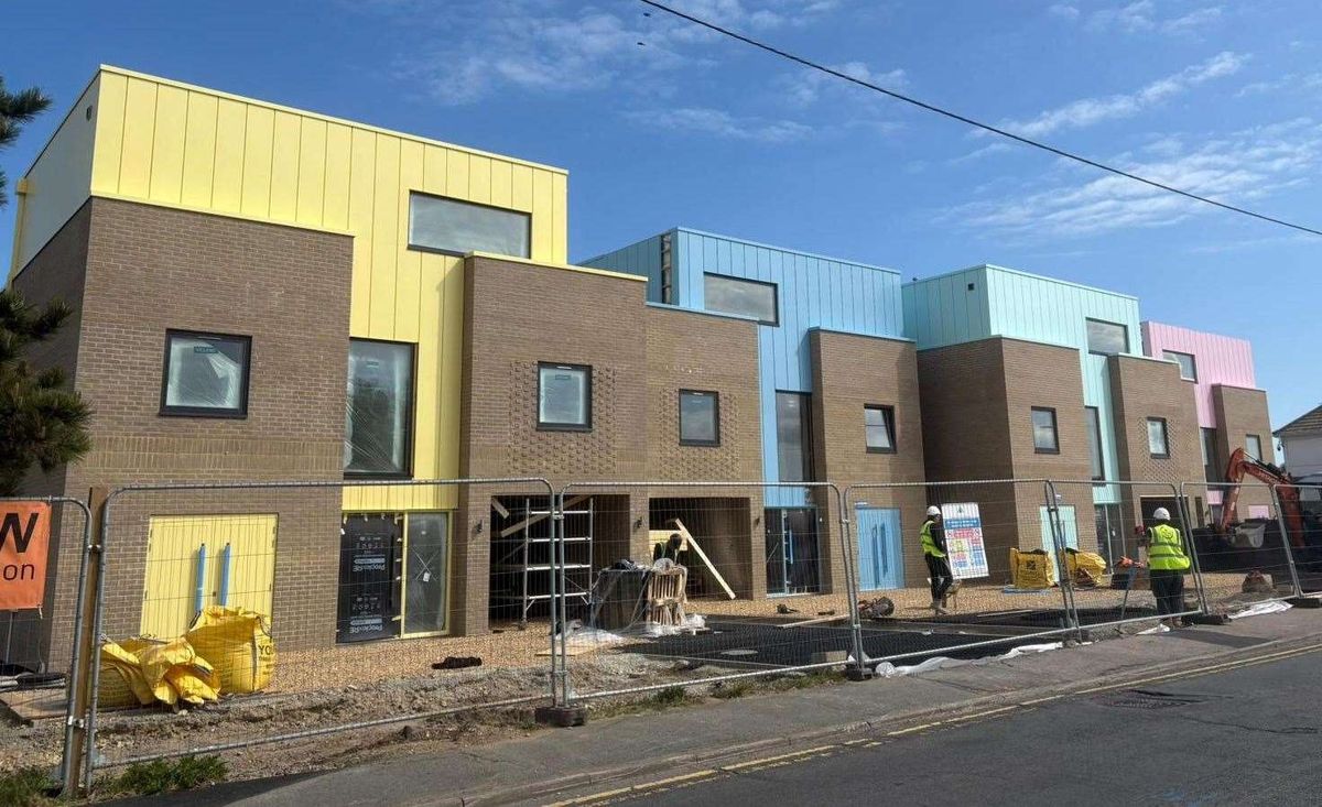 'Lego-like' houses on the Kent coast