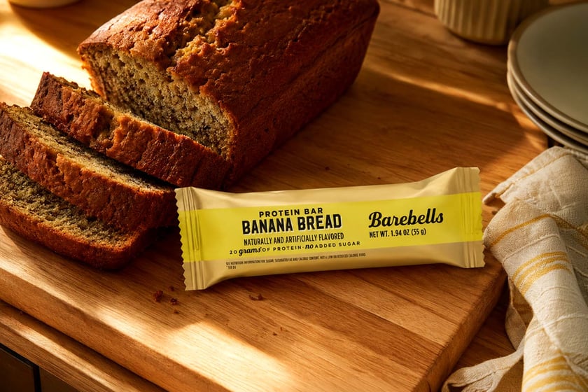 Banana Bread Barebells Protein Bar