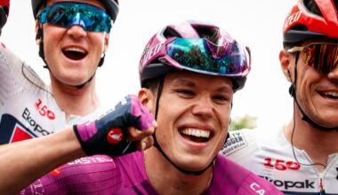 Magnier doubles up on stage 3 in three-rider photo finish