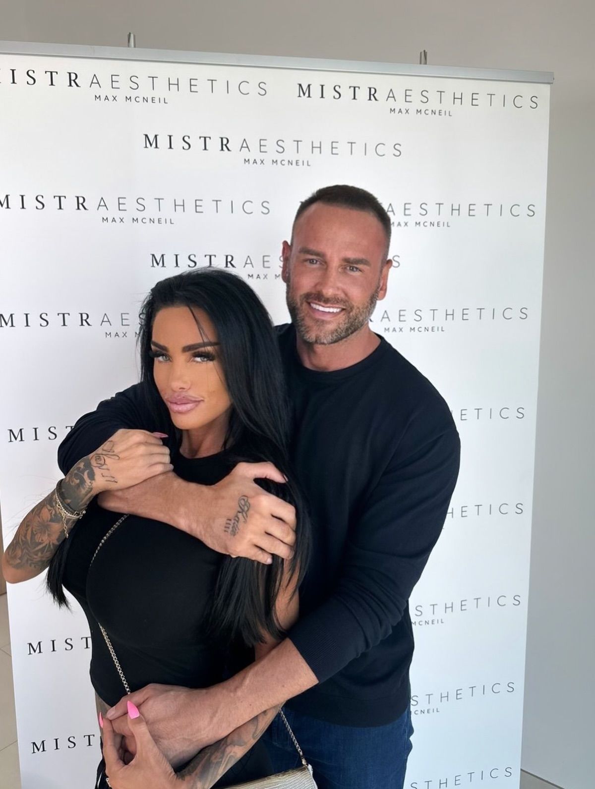 Katie Price with husband Lee