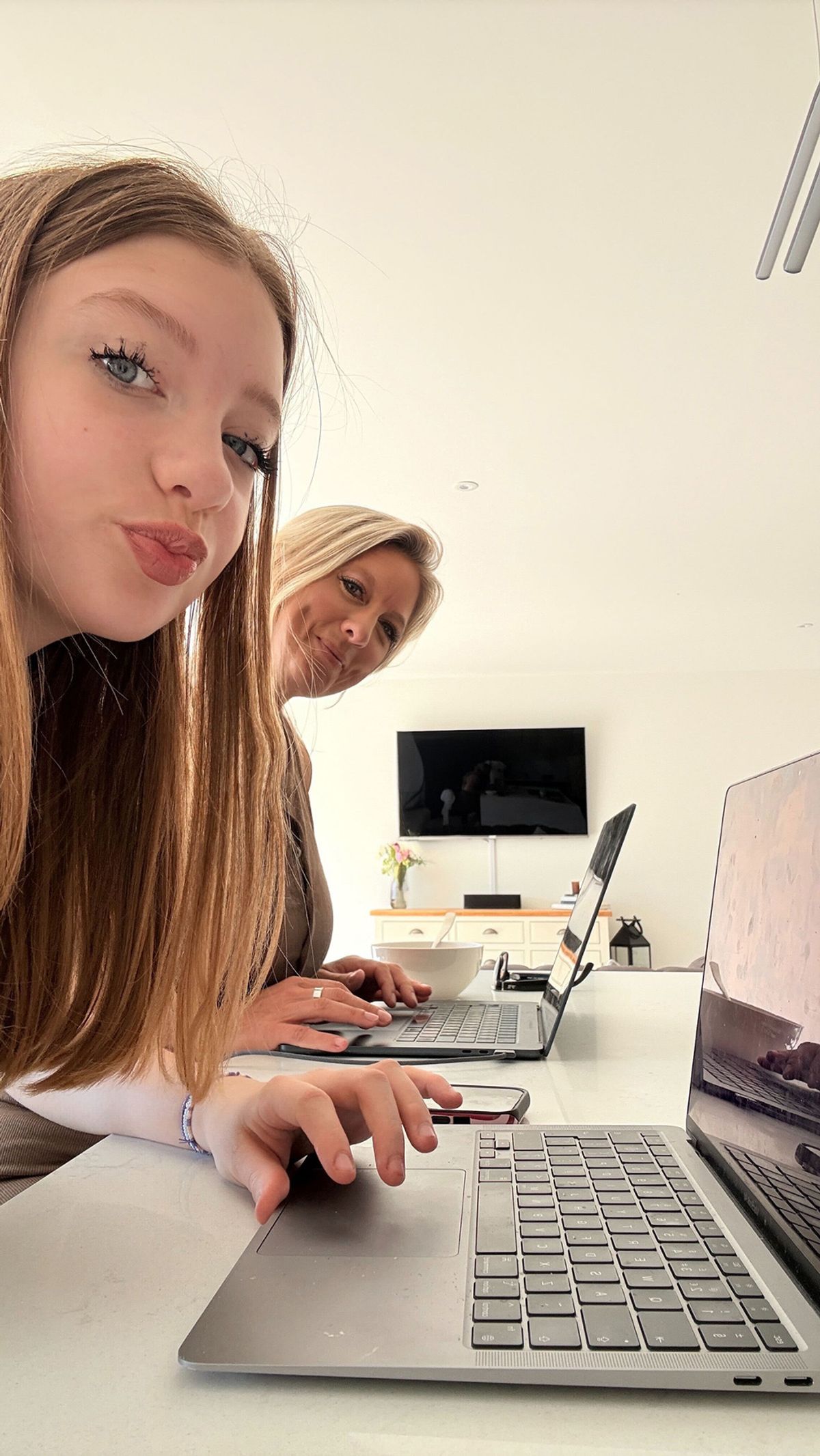 Kate and Niyah spend their days working alongside eachother