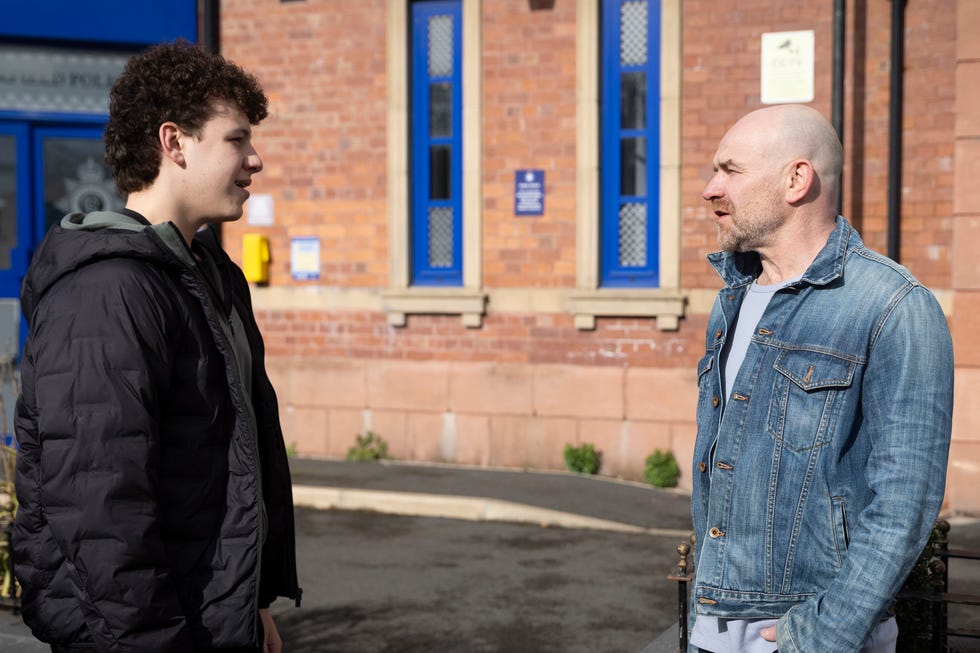 Will Driscoll, Tim Metcalfe, Coronation Street will driscoll, tim metlcalfe, coronation street