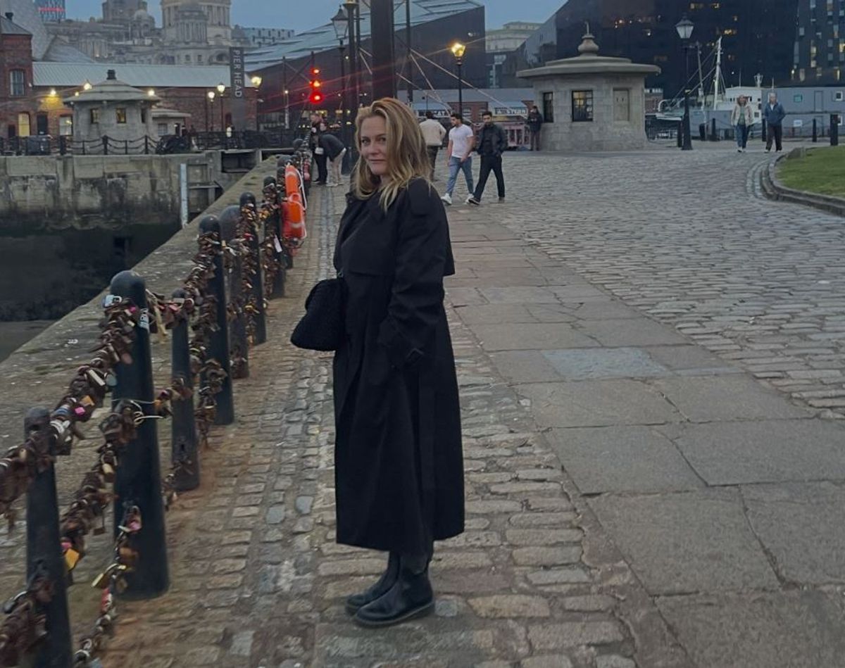 Alicia Silverstone in Liverpool
