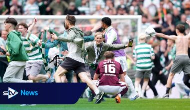 Hearts say scenes at Celtic ’embarrassed Scottish football’