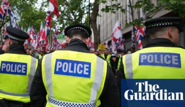 Man arrested in London after 30-year-old run over by van near flag protest in Birmingham | UK news
