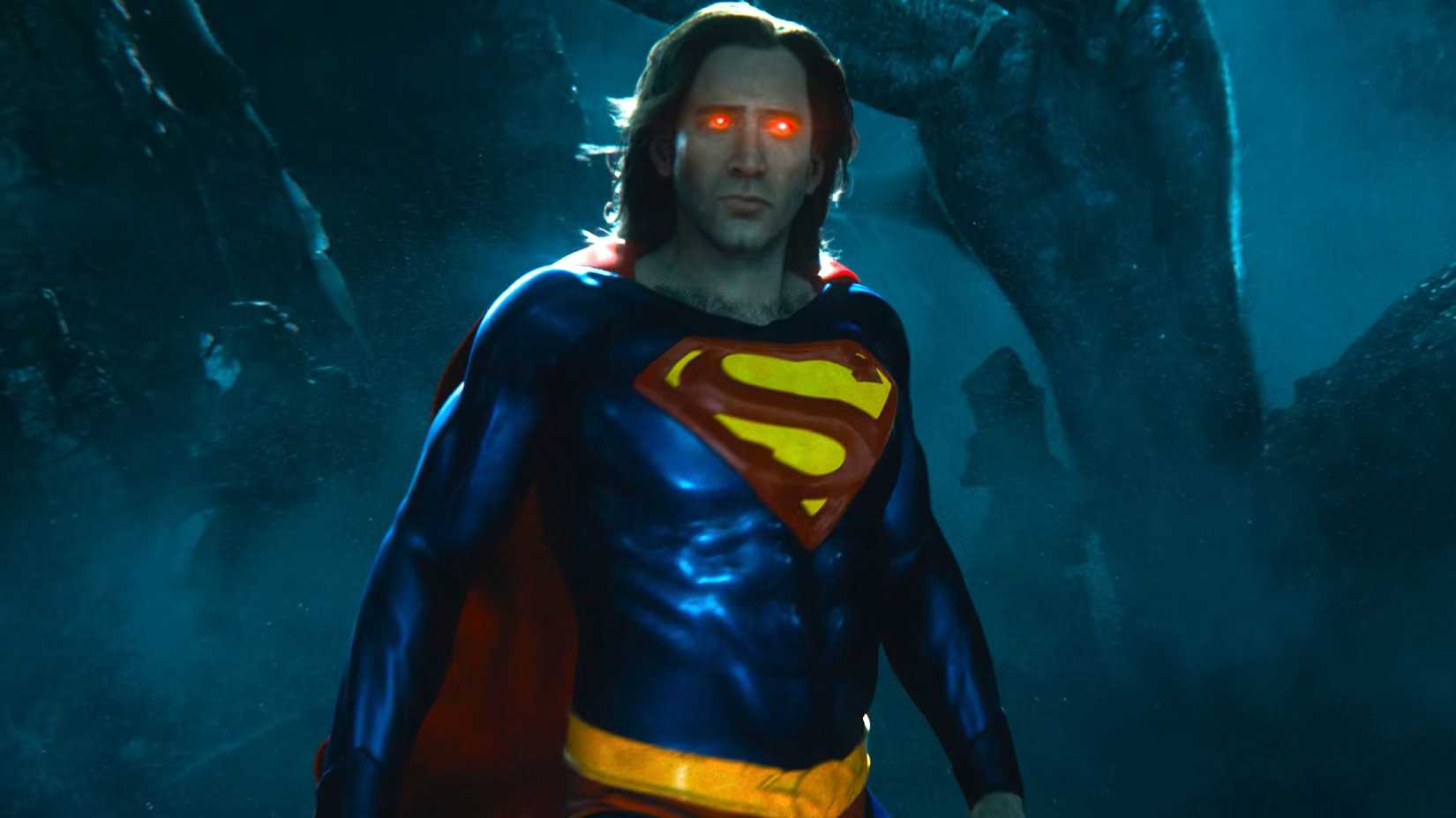 Nicolas Cage as Superman in The Flash