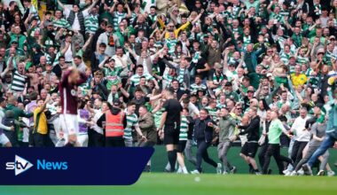 Police ‘engaging’ with Hearts after Celtic pitch invasion