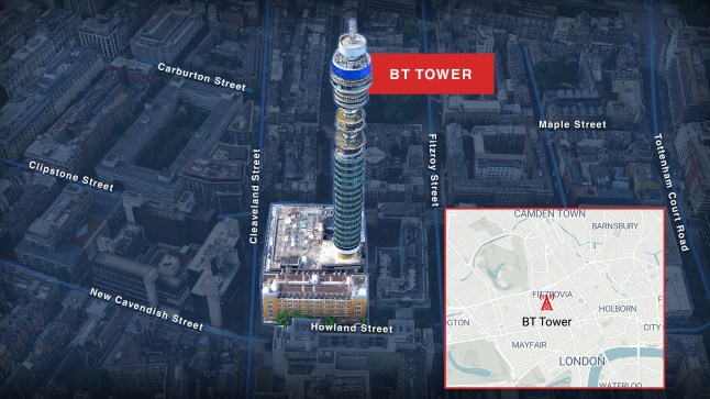 BT Tower final look - exc picture: metro.co.uk