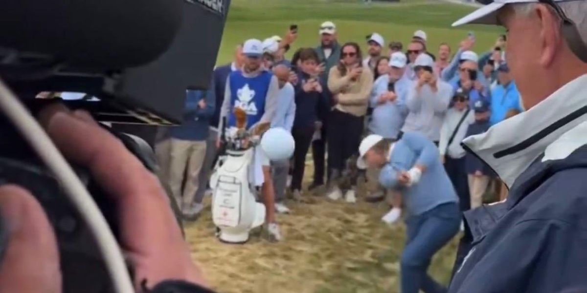 Wyndham Clark: American golfing star smashes ball into fans as cameraman nearly taken out in PGA Championship
