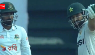 Mohammad Rizwan antics rile up Litton Das; heated exchange follows in BAN vs PAK 2nd Test