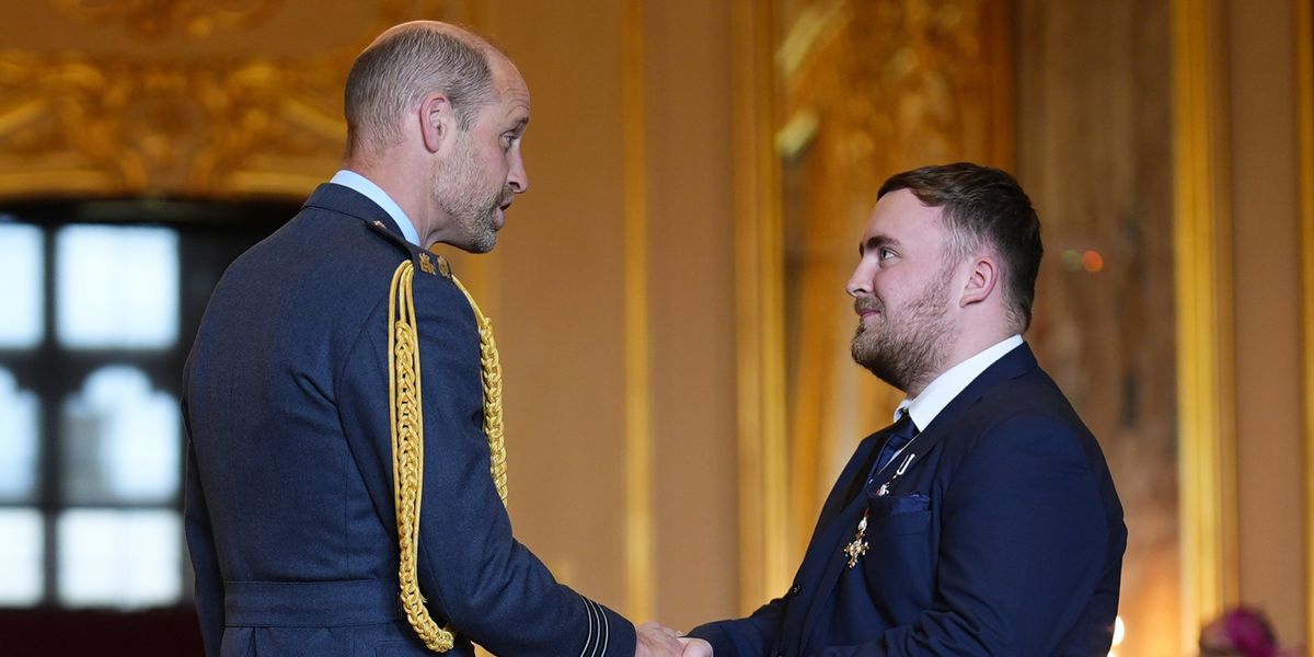Prince William bestows honour on Luke Littler as a host of stars receive recognition at Windsor Castle