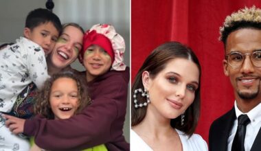 Helen Flanagan aims pointed dig at footballer ex as she shares moving post with three children