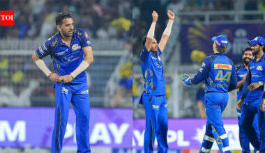 IPL 2026 | Deepak Chahar mocks viral 'chit celebration' with hilarious no-chit act during KKR vs MI match - WATCH | Cricket News