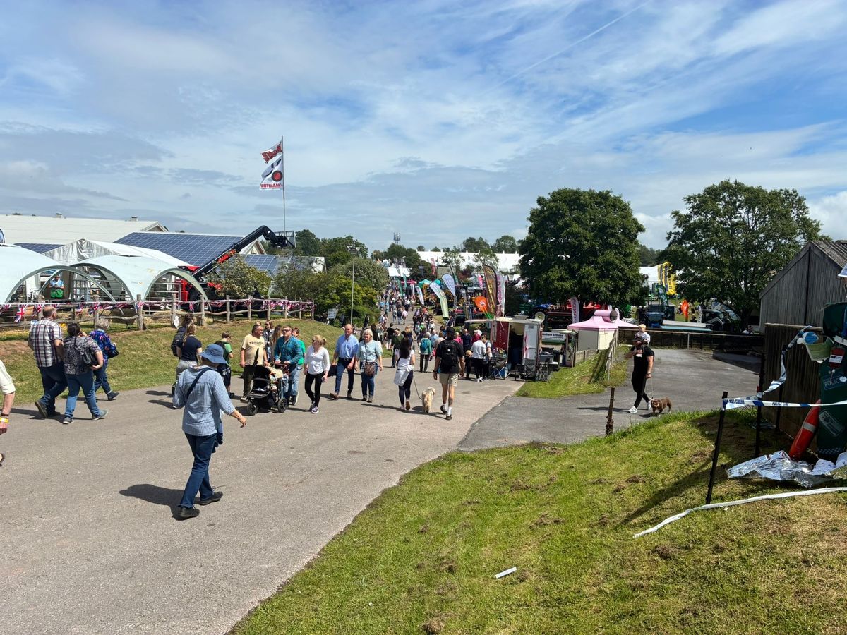The public enjoying the Devon County Show.