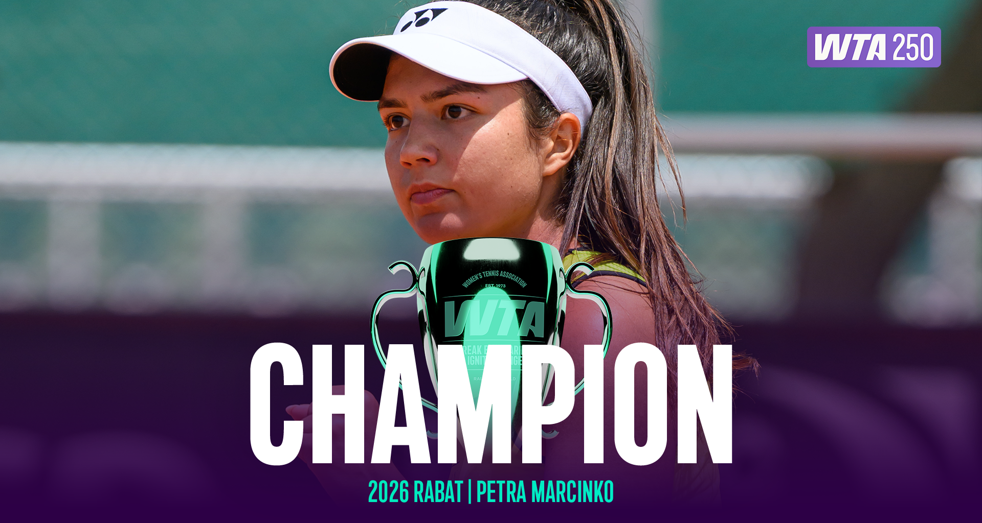 Marcinko defeats Kalinina for first WTA Tour title in Rabat