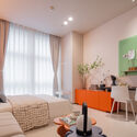 © Beijing Institute of Architectural Design Decoration Qinghe INNNG International Talent Community / Zhu Xiaodi Architects + BIAD - Interior Photography, Bedroom, Bed, Chair